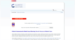 Desktop Screenshot of clarityhealthcare.net